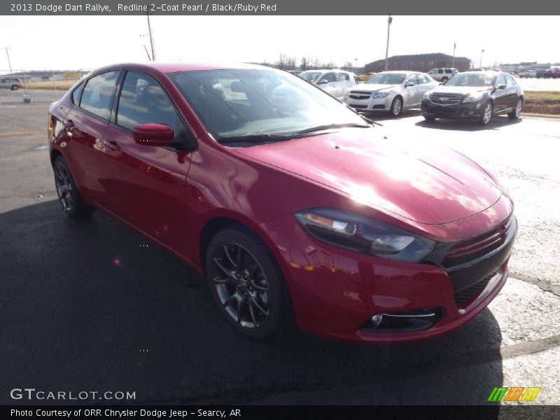 Redline 2-Coat Pearl / Black/Ruby Red 2013 Dodge Dart Rallye