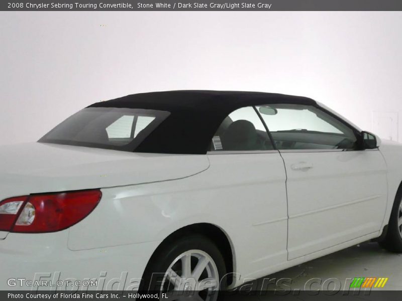 Stone White / Dark Slate Gray/Light Slate Gray 2008 Chrysler Sebring Touring Convertible