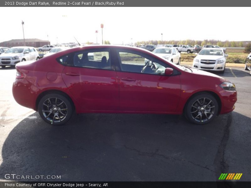 Redline 2-Coat Pearl / Black/Ruby Red 2013 Dodge Dart Rallye