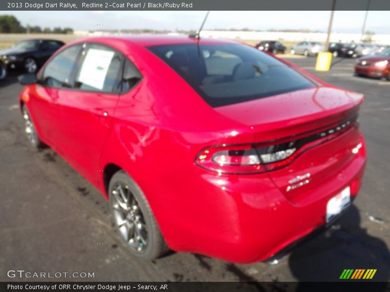 Redline 2-Coat Pearl / Black/Ruby Red 2013 Dodge Dart Rallye