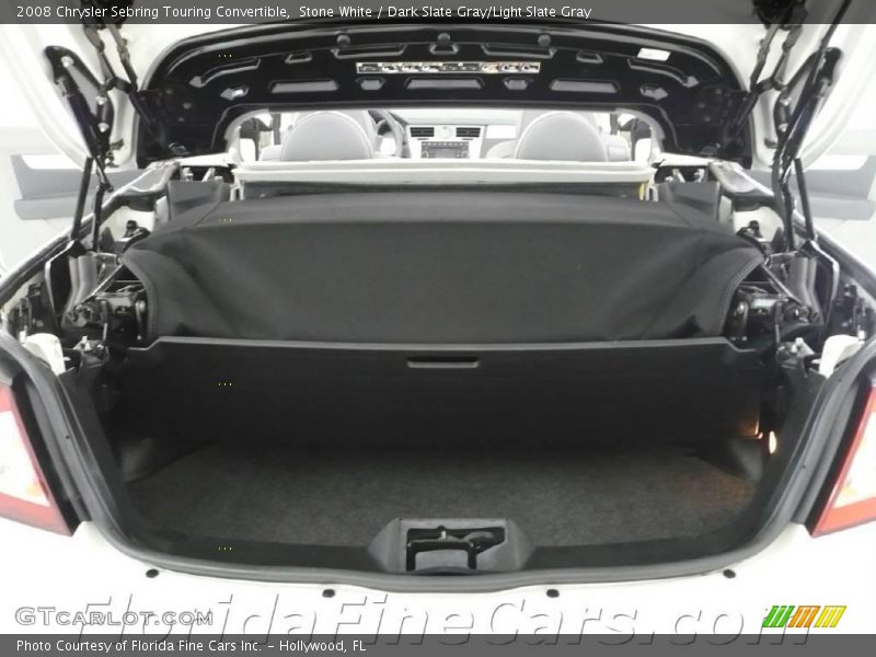 Stone White / Dark Slate Gray/Light Slate Gray 2008 Chrysler Sebring Touring Convertible
