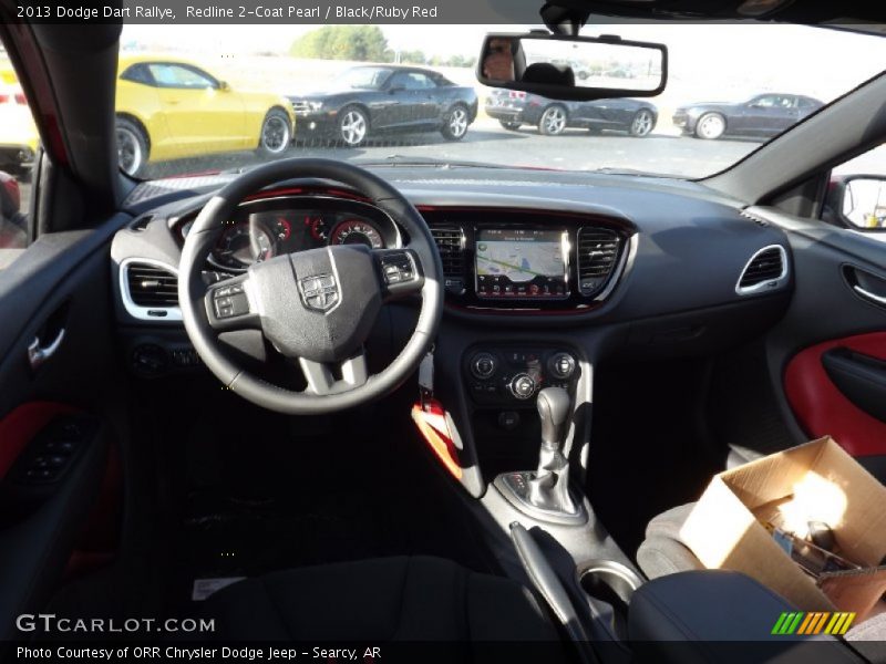 Redline 2-Coat Pearl / Black/Ruby Red 2013 Dodge Dart Rallye