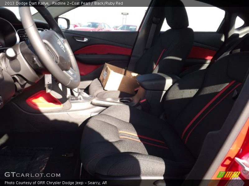 Redline 2-Coat Pearl / Black/Ruby Red 2013 Dodge Dart Rallye