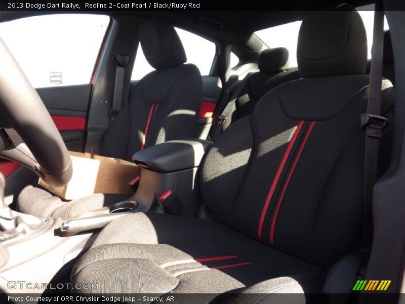 Redline 2-Coat Pearl / Black/Ruby Red 2013 Dodge Dart Rallye