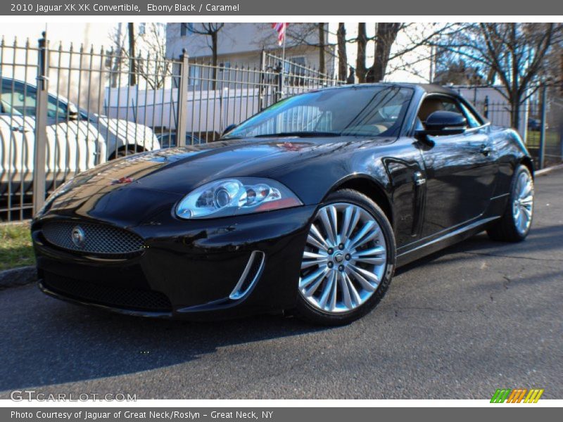 Ebony Black / Caramel 2010 Jaguar XK XK Convertible