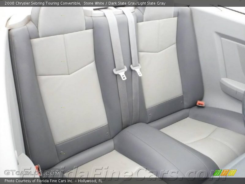 Stone White / Dark Slate Gray/Light Slate Gray 2008 Chrysler Sebring Touring Convertible