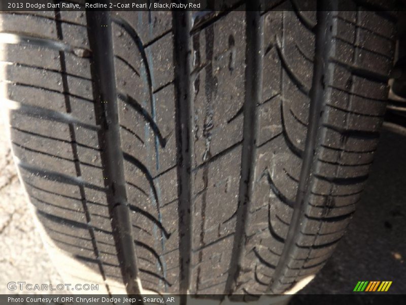 Redline 2-Coat Pearl / Black/Ruby Red 2013 Dodge Dart Rallye