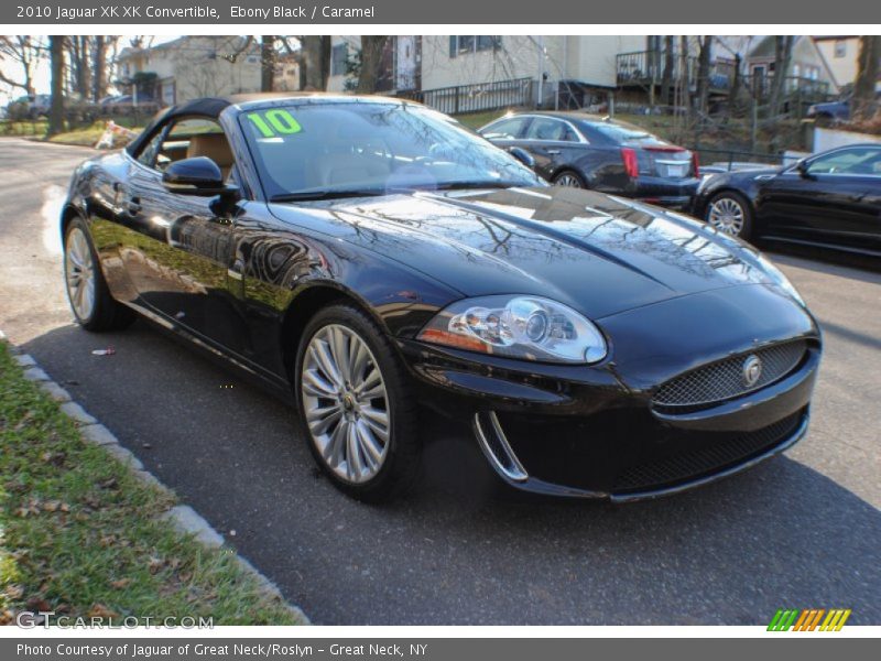 Ebony Black / Caramel 2010 Jaguar XK XK Convertible