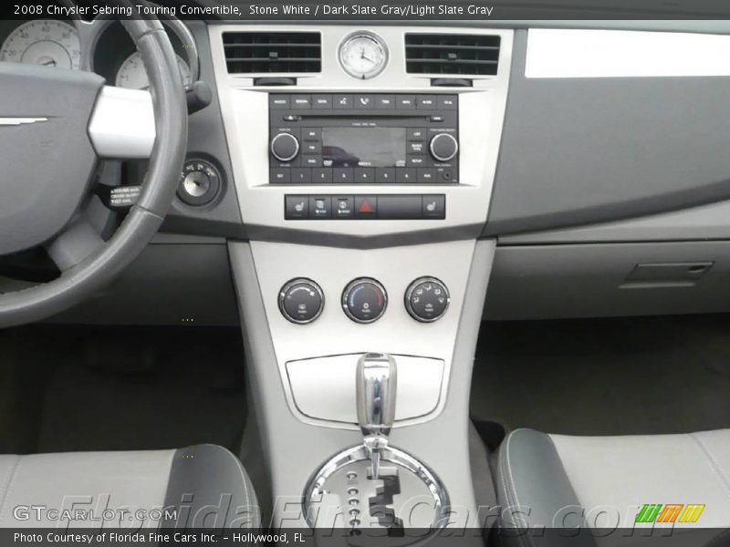 Stone White / Dark Slate Gray/Light Slate Gray 2008 Chrysler Sebring Touring Convertible