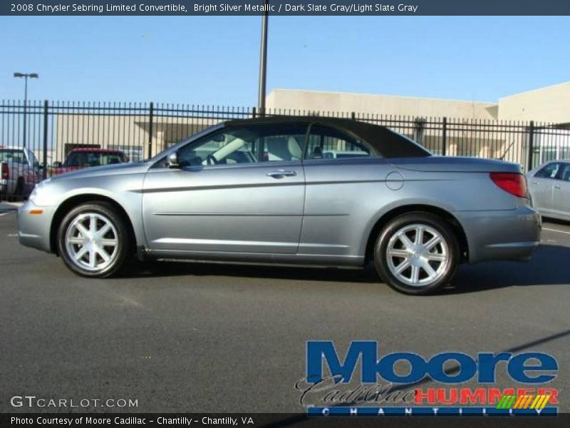 Bright Silver Metallic / Dark Slate Gray/Light Slate Gray 2008 Chrysler Sebring Limited Convertible