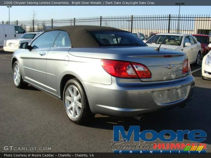 Bright Silver Metallic / Dark Slate Gray/Light Slate Gray 2008 Chrysler Sebring Limited Convertible