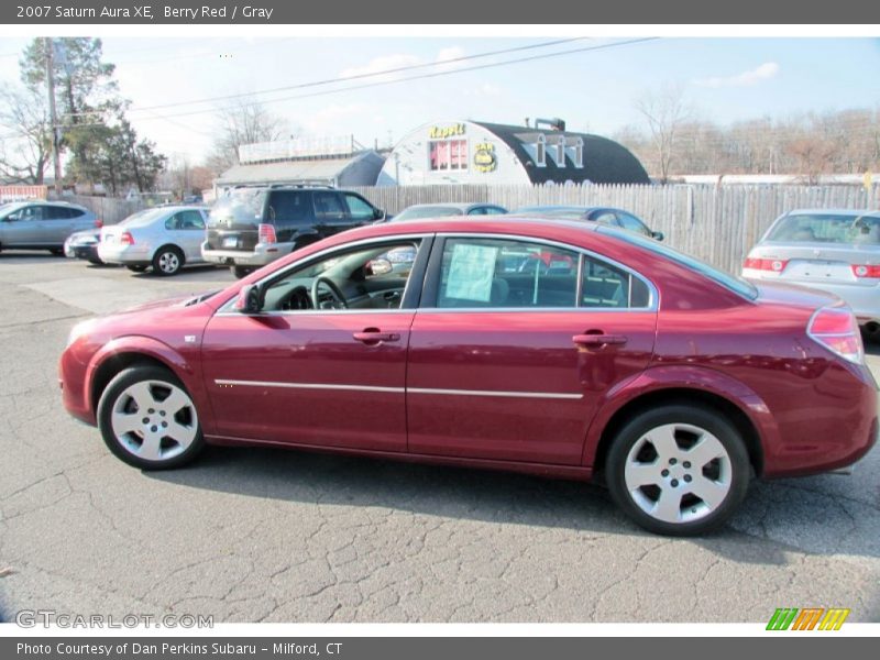 Berry Red / Gray 2007 Saturn Aura XE