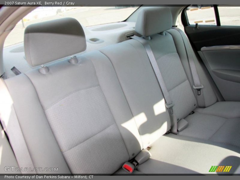 Berry Red / Gray 2007 Saturn Aura XE