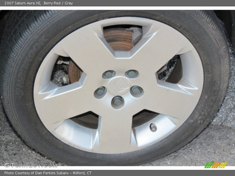Berry Red / Gray 2007 Saturn Aura XE