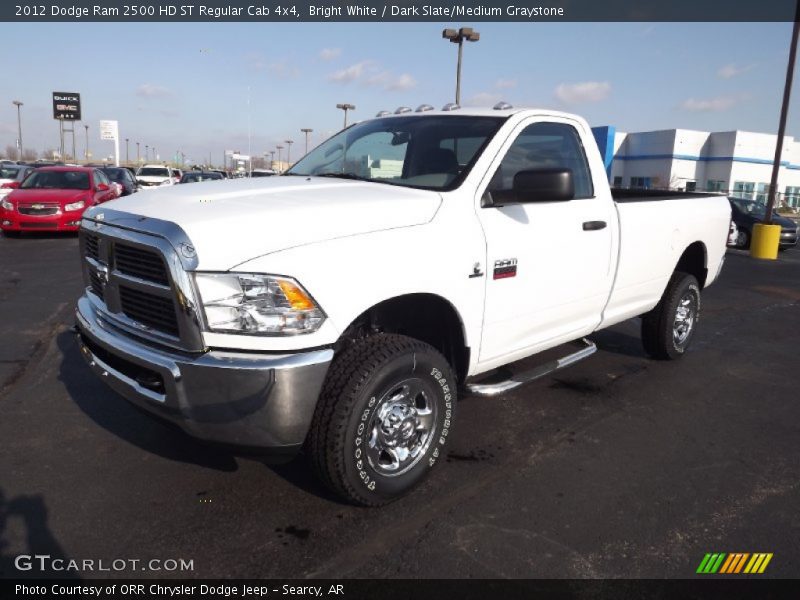 Bright White / Dark Slate/Medium Graystone 2012 Dodge Ram 2500 HD ST Regular Cab 4x4