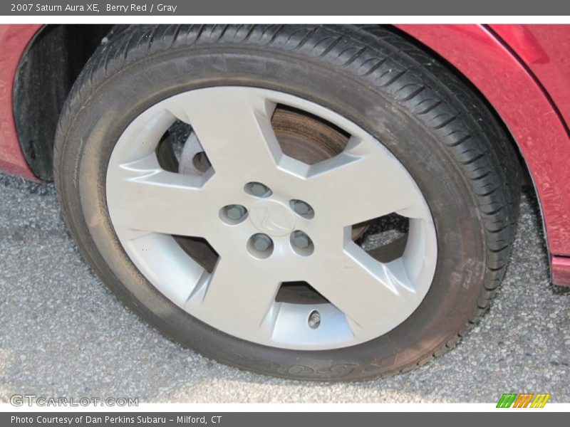 Berry Red / Gray 2007 Saturn Aura XE