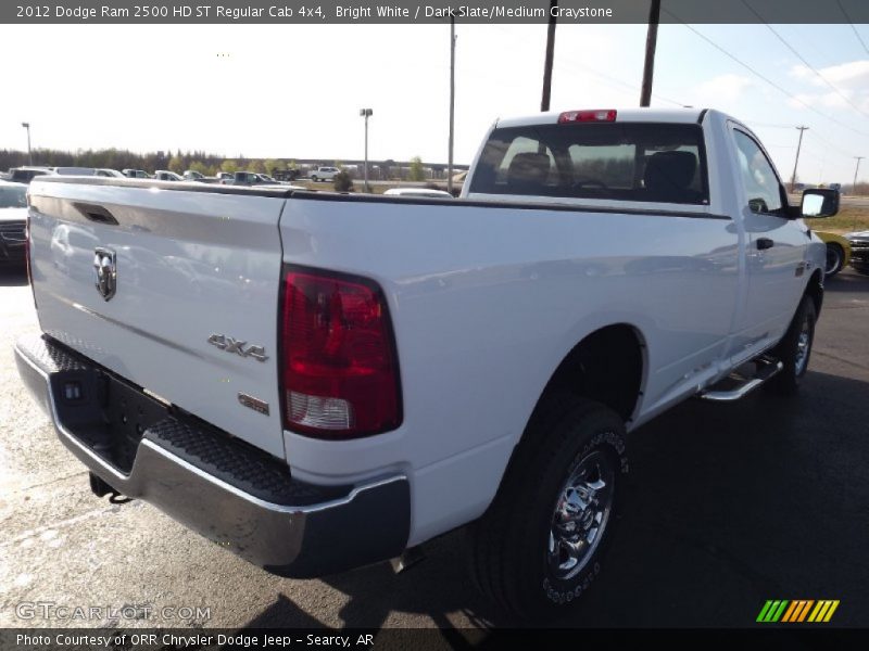 Bright White / Dark Slate/Medium Graystone 2012 Dodge Ram 2500 HD ST Regular Cab 4x4