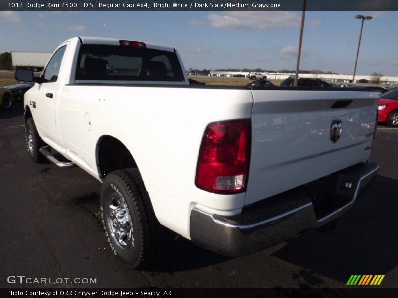 Bright White / Dark Slate/Medium Graystone 2012 Dodge Ram 2500 HD ST Regular Cab 4x4