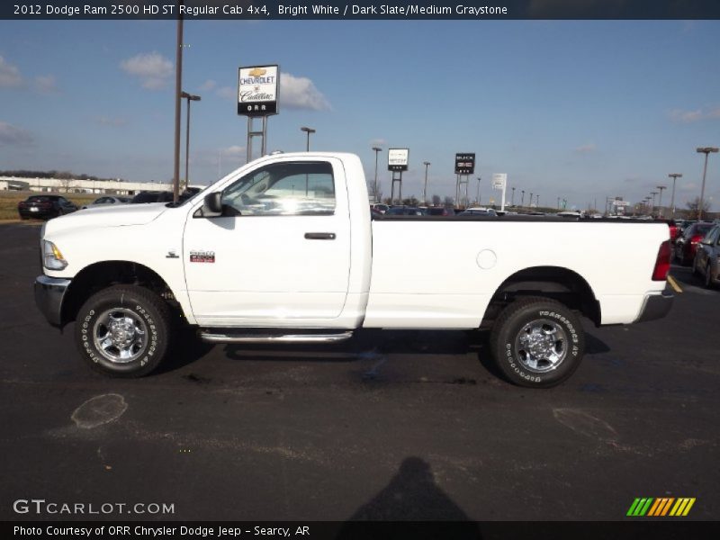 Bright White / Dark Slate/Medium Graystone 2012 Dodge Ram 2500 HD ST Regular Cab 4x4