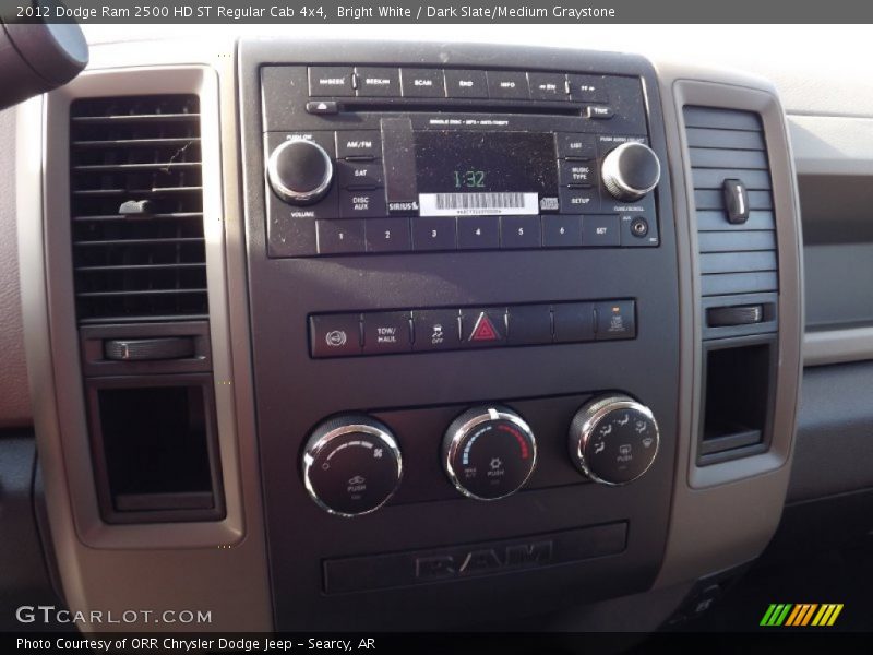 Bright White / Dark Slate/Medium Graystone 2012 Dodge Ram 2500 HD ST Regular Cab 4x4