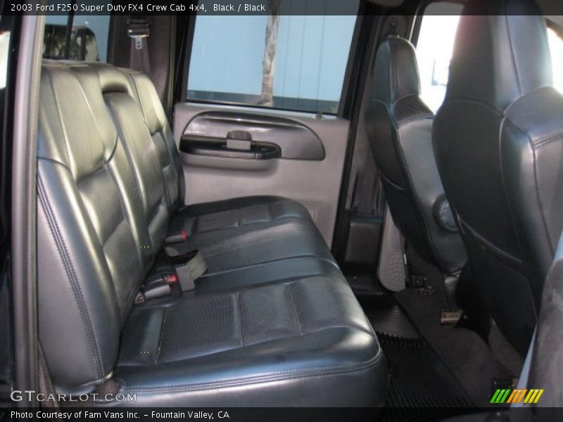Black / Black 2003 Ford F250 Super Duty FX4 Crew Cab 4x4