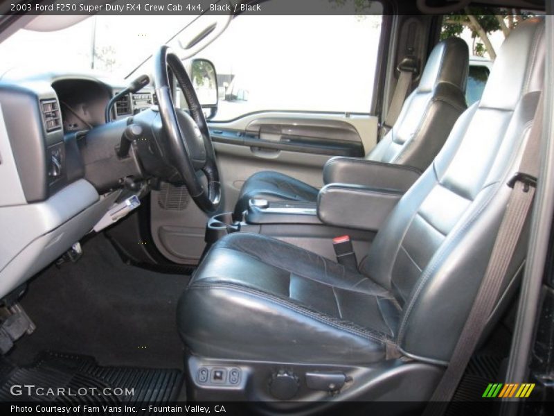 Black / Black 2003 Ford F250 Super Duty FX4 Crew Cab 4x4