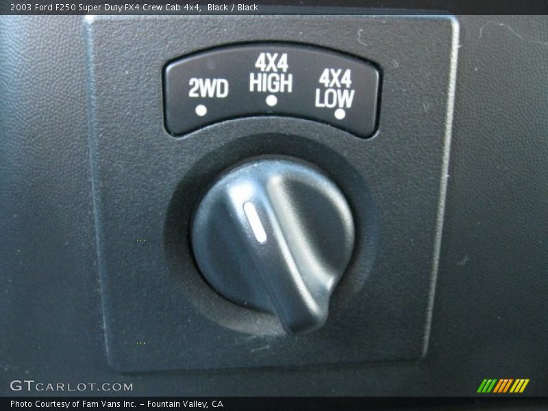 Black / Black 2003 Ford F250 Super Duty FX4 Crew Cab 4x4