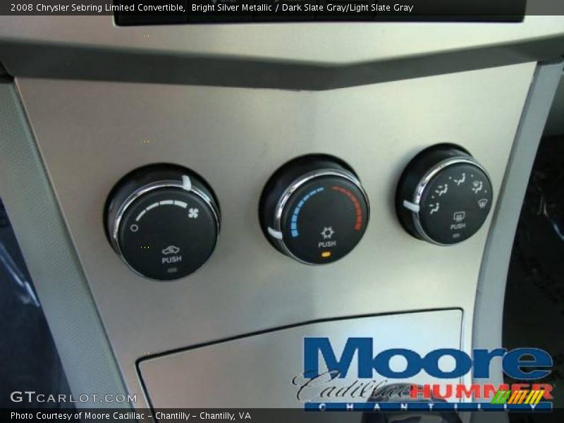 Bright Silver Metallic / Dark Slate Gray/Light Slate Gray 2008 Chrysler Sebring Limited Convertible
