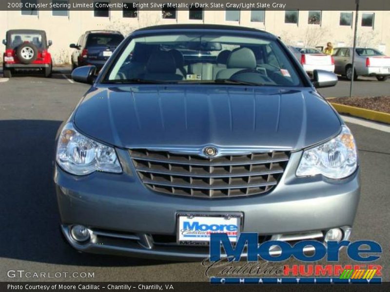 Bright Silver Metallic / Dark Slate Gray/Light Slate Gray 2008 Chrysler Sebring Limited Convertible