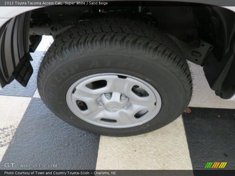 Super White / Sand Beige 2013 Toyota Tacoma Access Cab