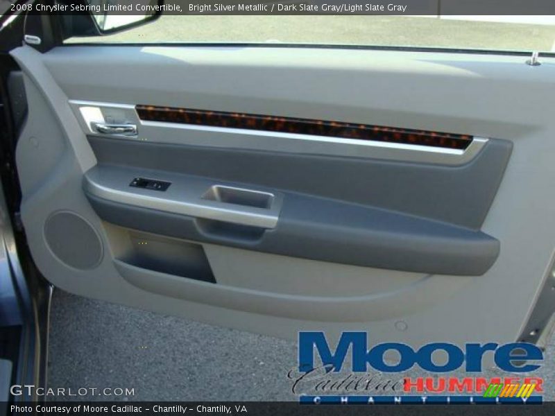 Bright Silver Metallic / Dark Slate Gray/Light Slate Gray 2008 Chrysler Sebring Limited Convertible