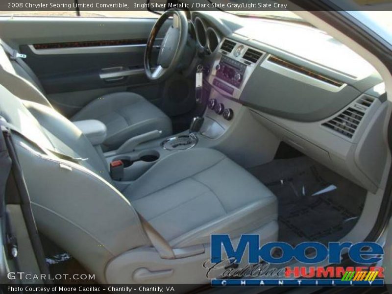 Bright Silver Metallic / Dark Slate Gray/Light Slate Gray 2008 Chrysler Sebring Limited Convertible