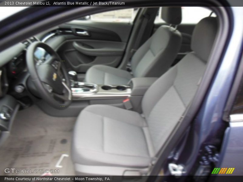 Atlantis Blue Metallic / Jet Black/Titanium 2013 Chevrolet Malibu LS