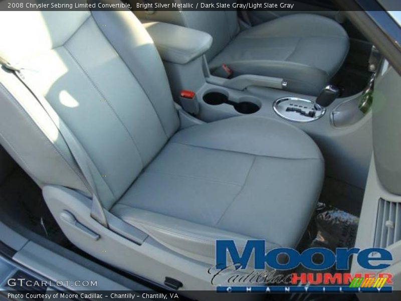 Bright Silver Metallic / Dark Slate Gray/Light Slate Gray 2008 Chrysler Sebring Limited Convertible