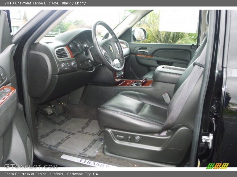  2010 Tahoe LTZ 4x4 Ebony Interior