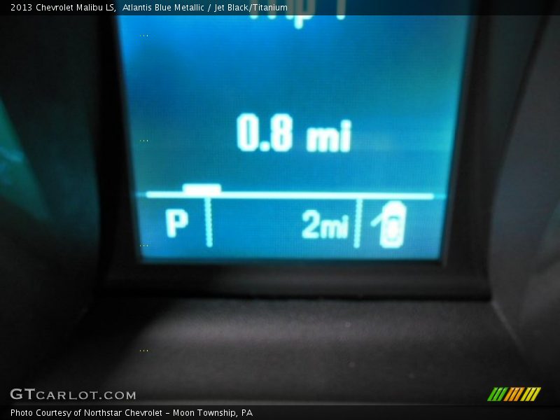 Atlantis Blue Metallic / Jet Black/Titanium 2013 Chevrolet Malibu LS