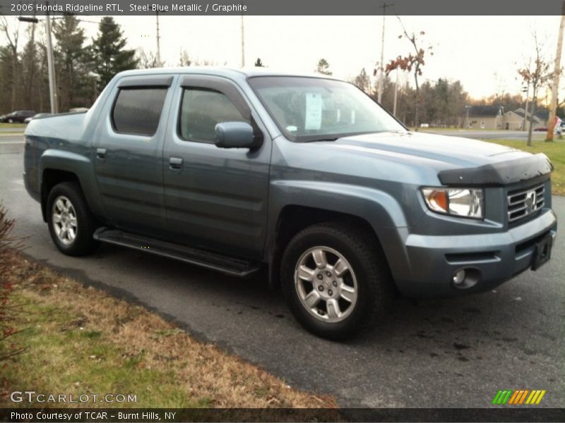 Steel Blue Metallic / Graphite 2006 Honda Ridgeline RTL