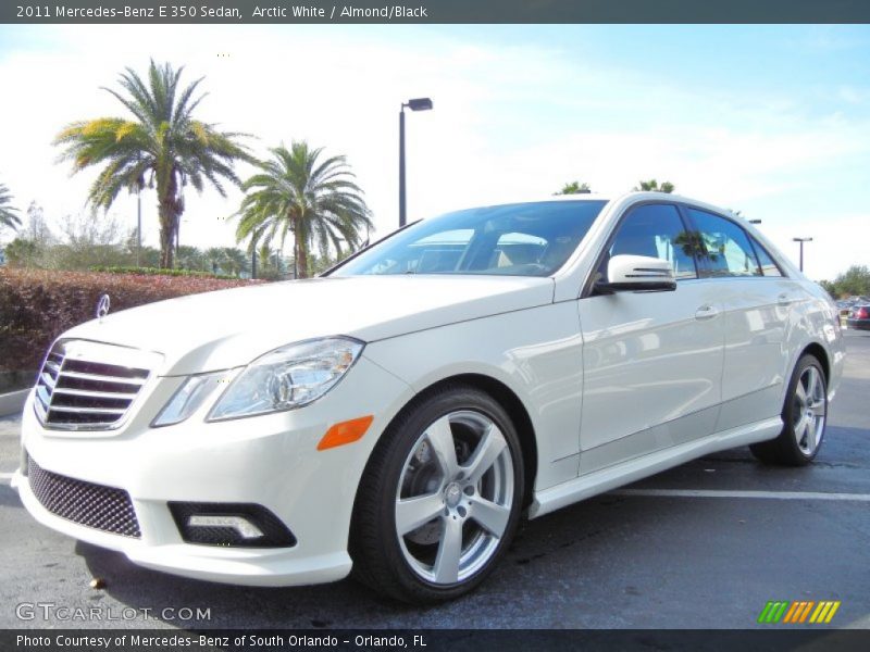 Arctic White / Almond/Black 2011 Mercedes-Benz E 350 Sedan