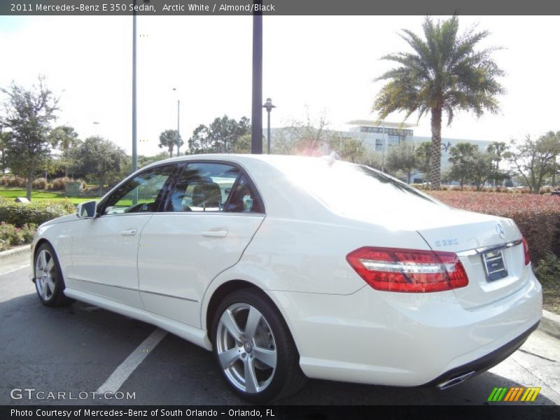 Arctic White / Almond/Black 2011 Mercedes-Benz E 350 Sedan