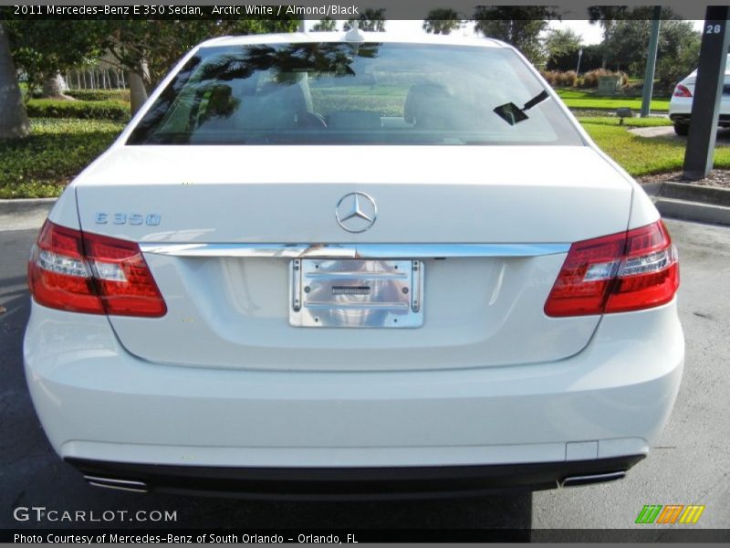 Arctic White / Almond/Black 2011 Mercedes-Benz E 350 Sedan