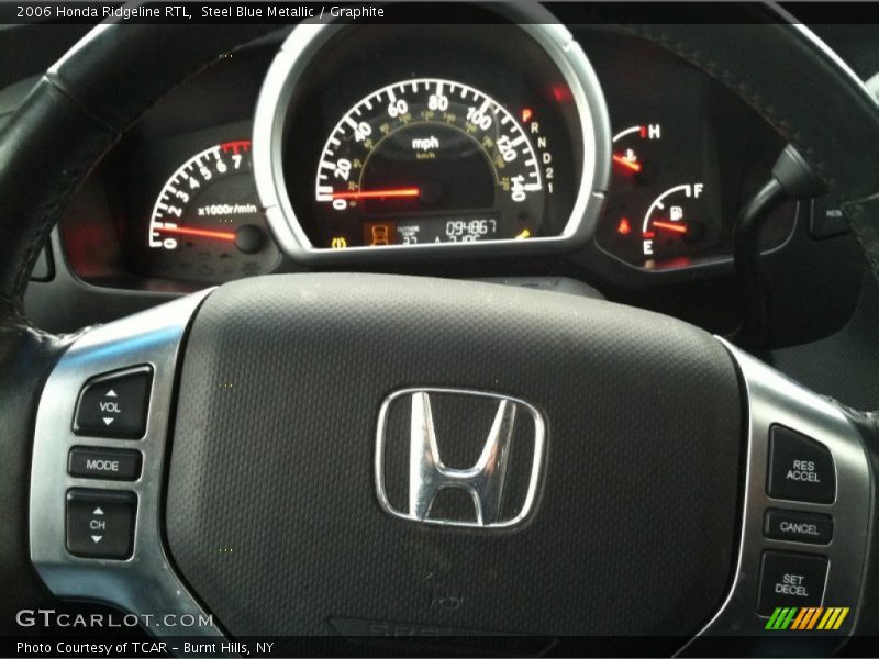 Steel Blue Metallic / Graphite 2006 Honda Ridgeline RTL