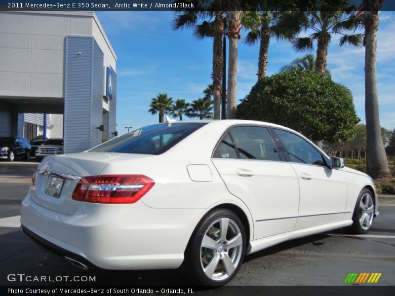Arctic White / Almond/Black 2011 Mercedes-Benz E 350 Sedan