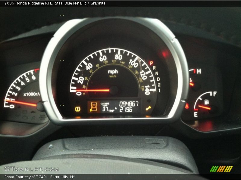 Steel Blue Metallic / Graphite 2006 Honda Ridgeline RTL