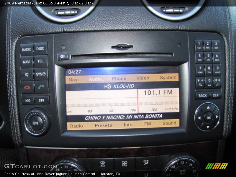 Black / Black 2009 Mercedes-Benz GL 550 4Matic