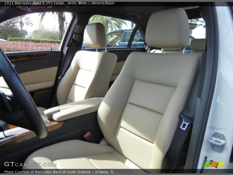Arctic White / Almond/Black 2011 Mercedes-Benz E 350 Sedan
