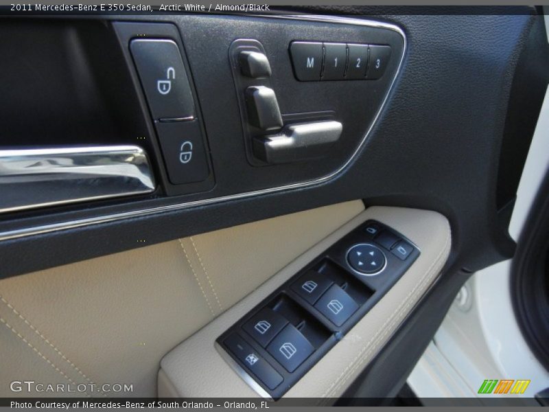 Arctic White / Almond/Black 2011 Mercedes-Benz E 350 Sedan