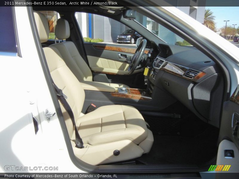 Arctic White / Almond/Black 2011 Mercedes-Benz E 350 Sedan