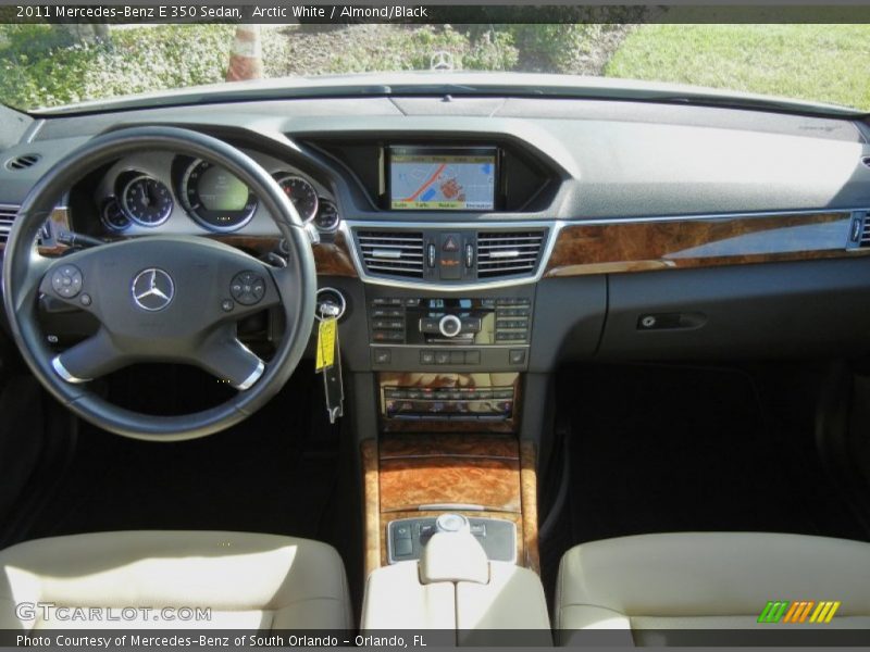 Arctic White / Almond/Black 2011 Mercedes-Benz E 350 Sedan