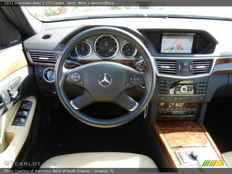 Arctic White / Almond/Black 2011 Mercedes-Benz E 350 Sedan