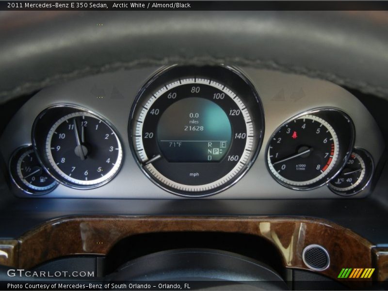 Arctic White / Almond/Black 2011 Mercedes-Benz E 350 Sedan